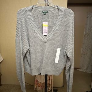 Wild Fable Long Sleeve Crop Sweater